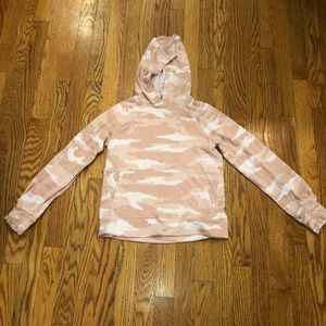 Athleta kids  pink hooded light Sweatshirt.